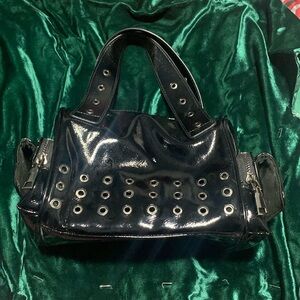 Woman black bag